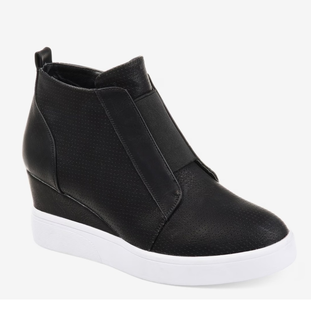 Like New- Journee Collection Clara Wedge Sneaker